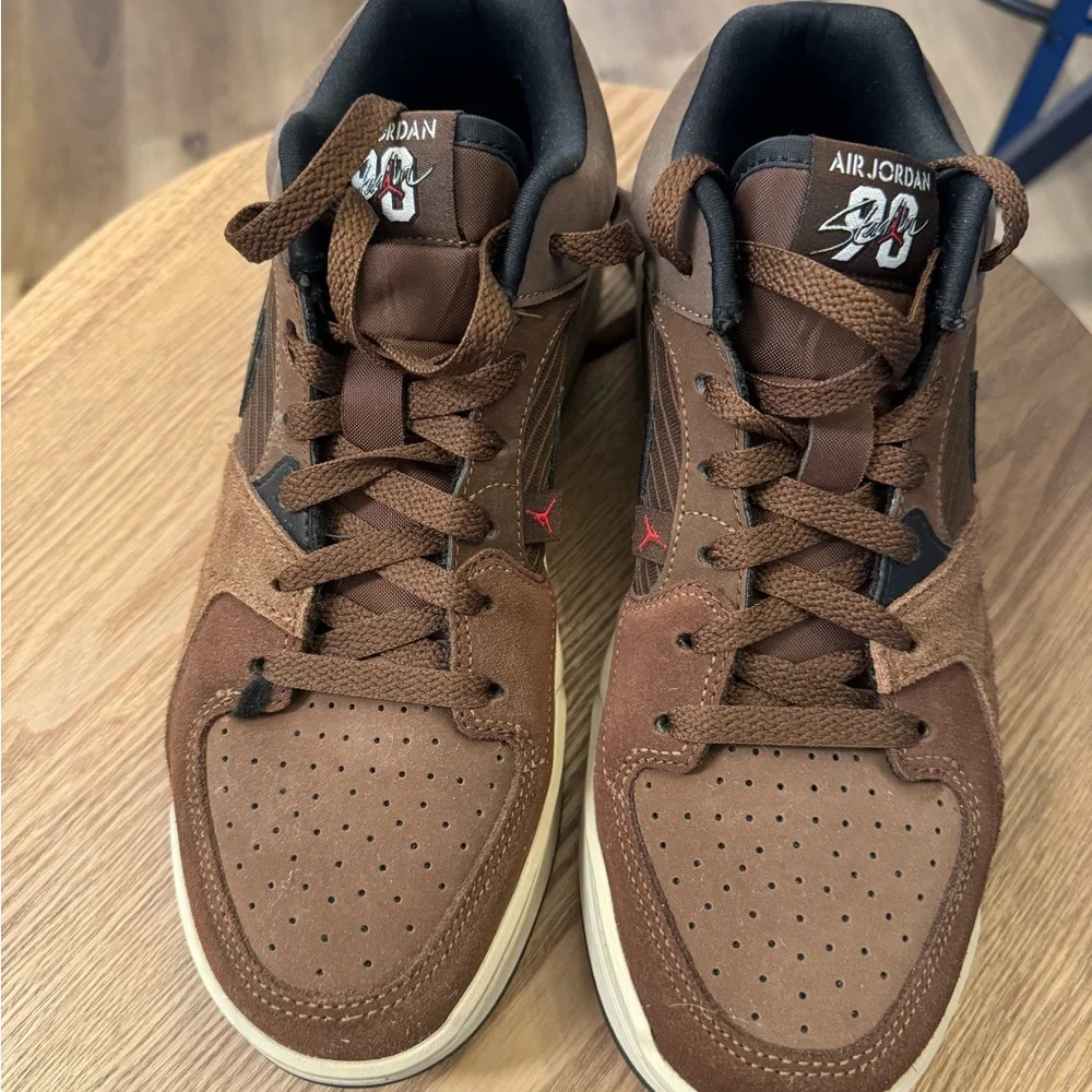 Air Jordan Brown and Black Sneakers